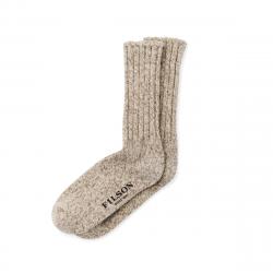Filson Wool Ragg Socks Natural Heather Size Large