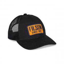 Filson Mesh Snap-Back Logger Cap Navy/Plate Patch