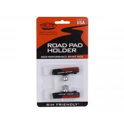 Kool Stop Dura2 Road Brake Pads (Black) (1 Pair) (Dual Compound) (Shimano/SRAM) - KS-RHD2B