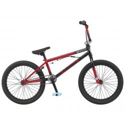 GT 2021 Slammer BMX Bike (20" Toptube) (Satin Black/Gloss Red Fade) - G44101U40OS