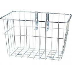 Wald 1352 Front Grocery Basket with Adjustable Legs (Silver) - 1352