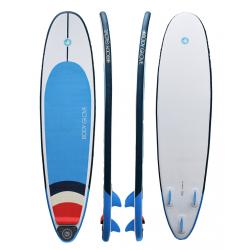 EZ 8'2" Inflatable Longboard Surfboard - Blue/Green
