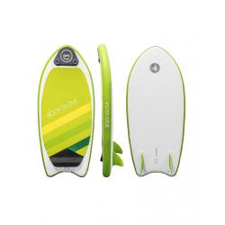 Hybrid 46" Inflatable Wake Surfboard - Green/White