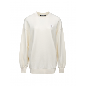 Kamon Glitter Print Oversize Sweatshirt