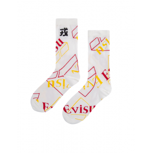 Allover Logo Jacquard Long Socks