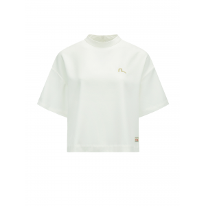 Seagull Embroidered Boxy Blouse