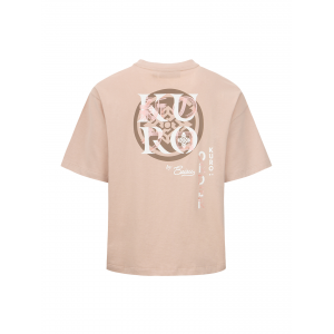 Logo and Kamon Print T-shirt