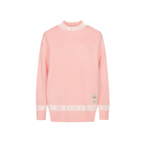 Logo and Kamon Jacquard Knitted Sweater