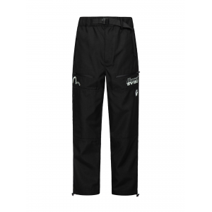 Logo Embroidery Loose Fit Utility Pants