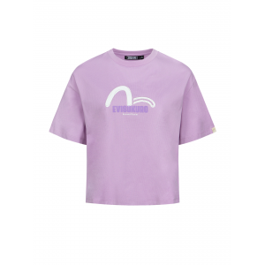 Seagull Print and Stitching T-shirt