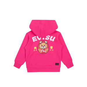 Daruma Bear Print Regular Fit Hoodie