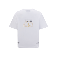 Logo and Sashiko Print T-shirt