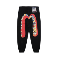 Daruma-pattern Double Daicock Print Sweatpants