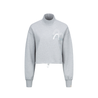 Triple Seagull Print Turtle Neck Sweatshirt