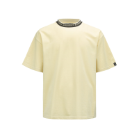 Logo Jacquard Mock Neck T-shirt