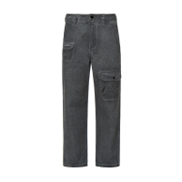 "The Great Wave" Print Straight-leg Jeans