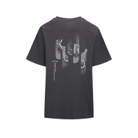 Kuro and Brocade Pattern Print T-shirt