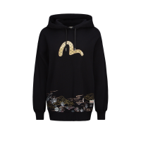 Japanese Pattern Print Sweatshirt