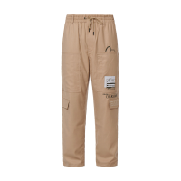 Logo Patch Wide Leg Cargo Pants