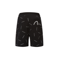 Glitter Monogram Print Sweat Shorts