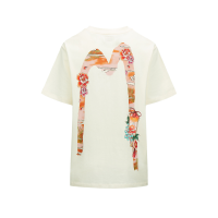 Peony and Japanese Painting Daicock Print T-Shirt
