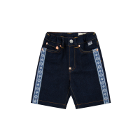 Kamon Jacquard Tape Denim Shorts