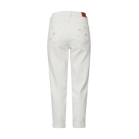 Seagull Embroidered Pockets Taper Fit Jeans