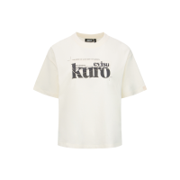 Logo Print on Layered Patch T-Shirt