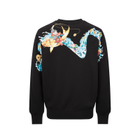 "The God of Fortune Riding Waves" 3D Daicock Print Sweatshirt