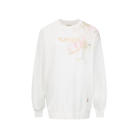 Tattoo Koi with Japanese Pattern Print Sweatshirt