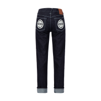 Kamon Print Carrot-Fit Jeans #2017