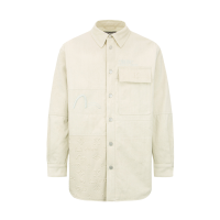 Embossed Monogram Padded Shirt Jacket