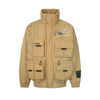 Multi Pocket Padded Bomber Jacket