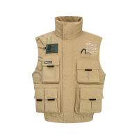 Multi Pocket Padded Vest Jacket