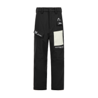 Pocket Patch Seagull Embroidered Pants
