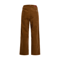 Seagull Embroidery Straight-fit Corduroy Trousers