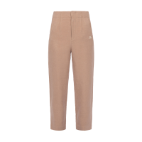 Seagull Embroidery Wool-mix Taper Pants