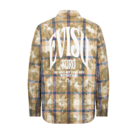 Tie-dyed Check Shirt