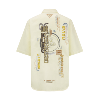 Multi-Language Logo Embroidery Shirt Jacket