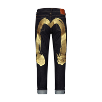 Hand-brushed Style Daicock Carrot-Fit Denim Jeans #2017