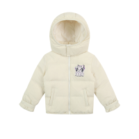 Fortune Cat "Hide-and-Seek" Print Down Jacket