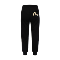 Brocade Seagull Applique and Logo Embroidery Sweatpants