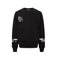 Slogan Print Oversized Sweatshirt