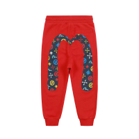 Bear and Logo Daicock Print Sweatpants