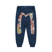 Daruma and Kamon Print Sweatpants