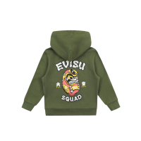 Daruma Print Hooded Sweatshirt