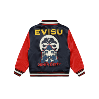 Godhead and Kamon Print Bomber Jacket