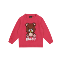 Bear Applique Knitted Sweater