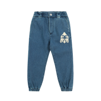 Godhead Print Denim Joggers