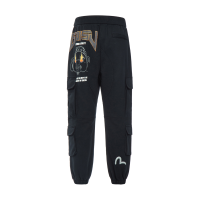 Godhead and Logo Print Cargo Pants